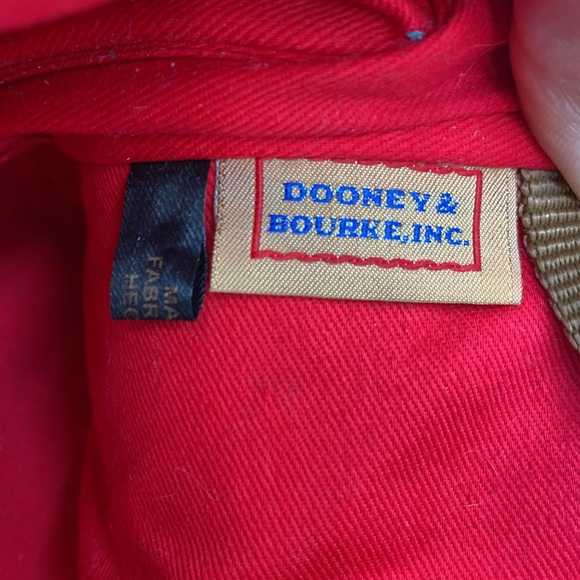 Dooney & Bourke Pebble Grain Domed Satchel Leather 2 Tone Blue Brown Casual - Picture 12 of 13